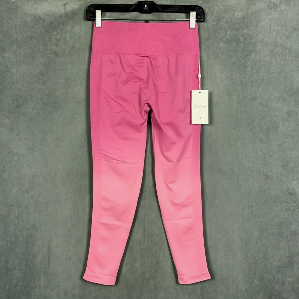 Buff Bunny Scrunch Leggings Womens Small Pink Ombre Synergy Seamless